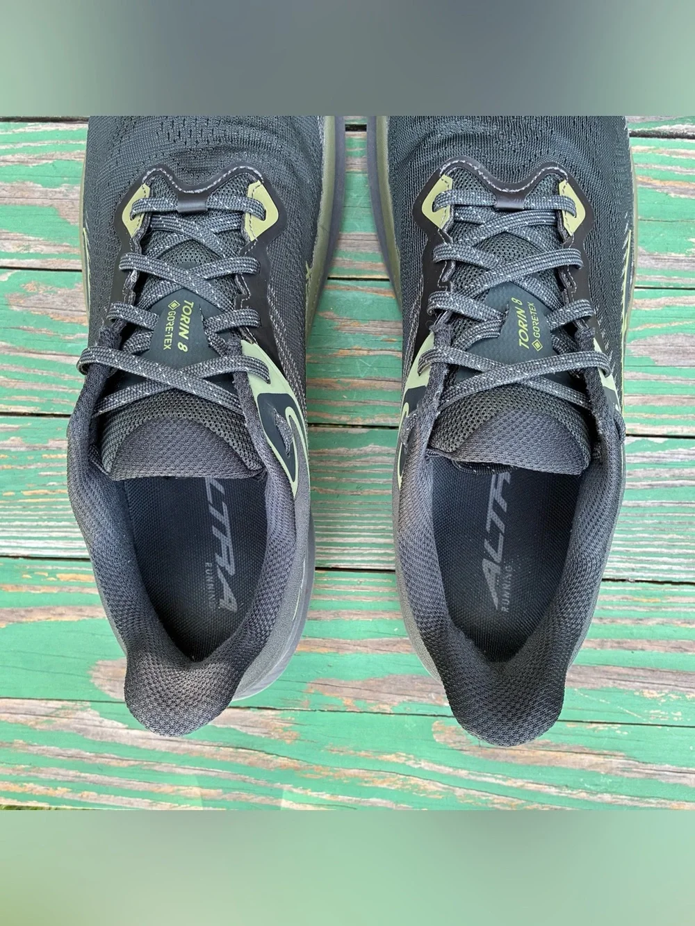 Altra Mens Torin 8 GTX Running Shoes Black/Grey Sz 10 Sneakers